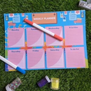 Planner | Colorfull weekly planner | A4